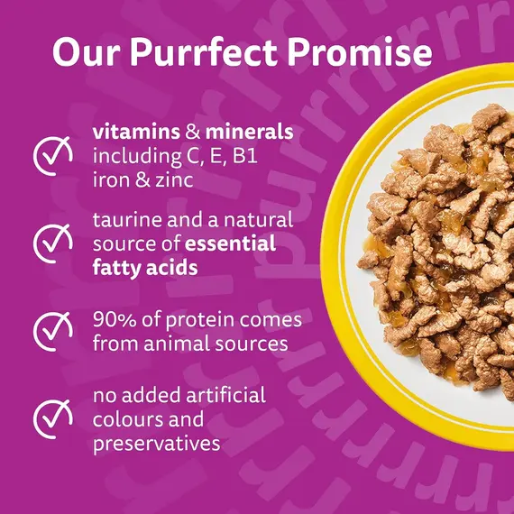 Buy WHISKAS Adult Wet Cat Food in Jelly 40x85g Poultry Feasts, 6 image