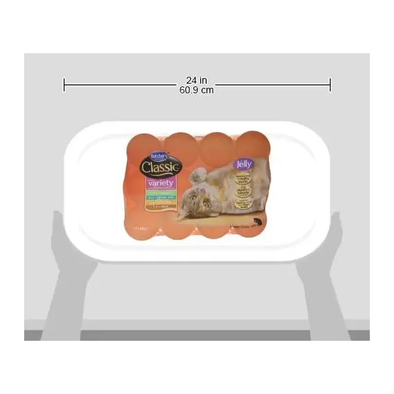 Buy Butcher's Classic Mixed Variety Fish and Meat in Jelly, 12 x 400g, 2 image