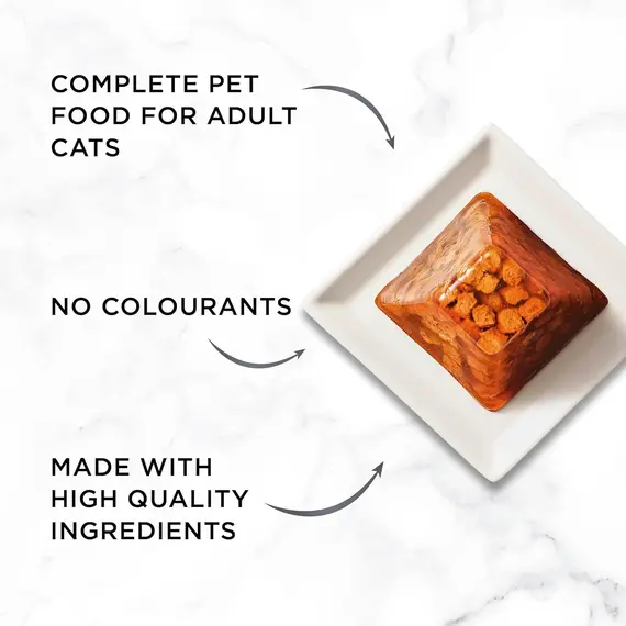 Buy GOURMET Nature's Creations Mousse with Gravy Heart, Rich in Chicken with Carrots, Rich in Beef with Tomato, Rich in Ocean Fish with Spinach, Rich in Cod with Parsnip, Wet Cat Food, 8x85g, 6 image