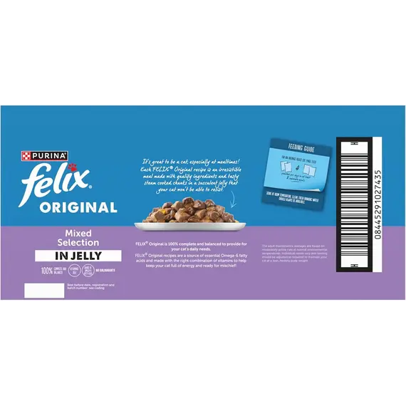 Buy FELIX Original Mixed Selection in Jelly Wet Cat Food 40x85g, 4 image