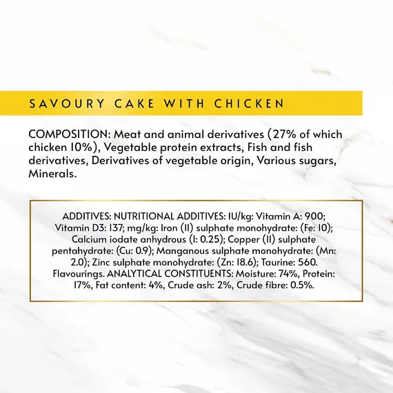 Buy GOURMET Gold Savoury Cake Chicken Wet Cat Food 85g (Pack of 12), 8 image