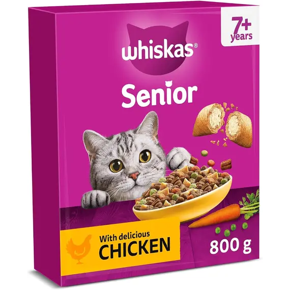 Buy whiskas 7+ Cat Pouches Fish Favourites in Jelly 12x85g