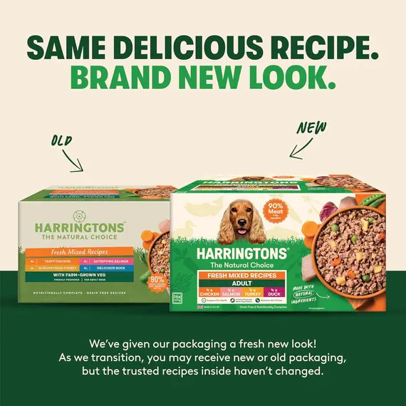 Buy Harringtons Complete Wet Adult Dog Food Trays Mixed Pack 16x400g, 7 image