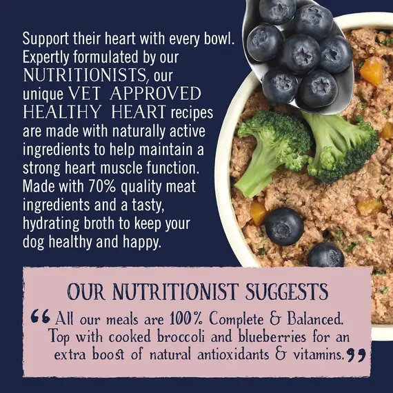 Buy Butcher's Complete Wet Can Adult Dog Food Healthy Heart Pack 6x390g | Grain Free for Sensitive Stomachs - Supports Heart Health - British & Irish Farmed - Contains Salmon, Turkey & Trout Recipes, 9 image