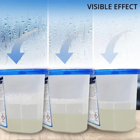 Buy ANSIO Dehumidifier Disposable Pack of 10 Room Moisture Absorber | Condensation Remover , Mould in Home, Bathroom, Window, House, Kitchen, Wardrobe, Bedroom Interior Moisture Traps, 7 image
