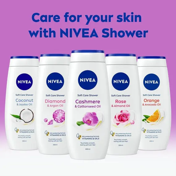 Buy Nivea Cashmere & Cotton Oil Shower Gel (250ml), Body Wash with Vitamin C, E, and Precious Oils, Protects Skin from Drying Out and Leaves it Touchably Smooth, 7 image