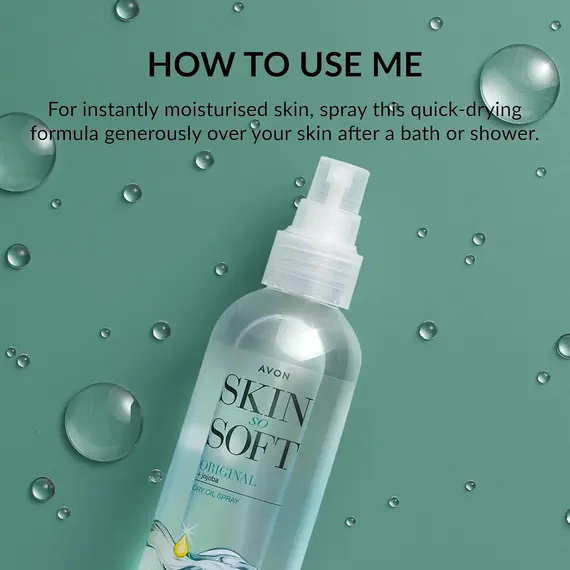 Buy Avon Skin So Soft Dry Oil Spray 150ml | Locks in Moisture, Formulated with Jojoba Oil and Vitamin E, Quick Dry Formula, Cruelty Free, 5 image