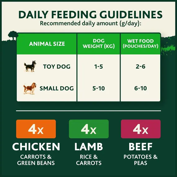 Buy WINALOT Meaty Chunks Small Dog Mixed in Gravy Wet Dog Food 12x85g Pouches (Pack of 4), 5 image
