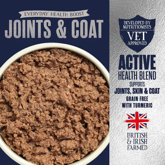 Buy Butcher's Complete Wet Can Adult Dog Food Joint & Coat Pack 12x390g | Complete & Balanced - British & Irish Farmed - Joint Support - Contains Chicken, Salmon & Turkey Recipes, 11 image