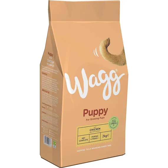 Buy Wagg Complete Dry Puppy Food Turkey & Rice 2kg (Pack of 6) | Meaty Ingredients Come 1st - 100% Balanced with Natural Ingredients - Supports Digestive Health - For Growing Puppies, 6 image