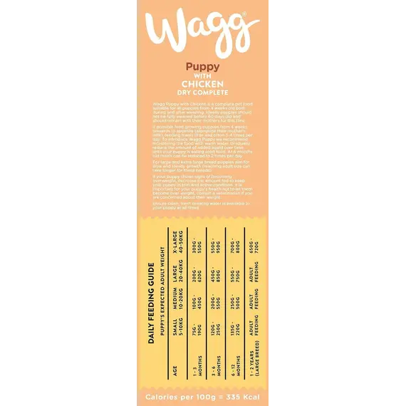 Buy Wagg Complete Dry Puppy Food Turkey & Rice 2kg (Pack of 6) | Meaty Ingredients Come 1st - 100% Balanced with Natural Ingredients - Supports Digestive Health - For Growing Puppies, 5 image