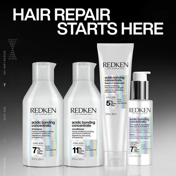Buy Redken | Leave-in Treatment, Repairs & Protects Colour-Treated Hair, Acidic Perfecting Concentrate, 150 ml Professional bond building & strengthening repair leave-in treatment, smooths and provides heat protection up to 230 °C, 9 image