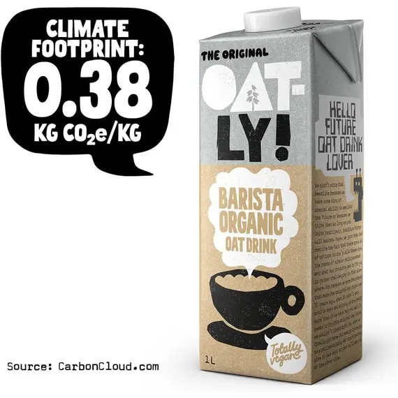 Buy OATLY Organic Barista Oat Drink Long Life 6x1Litre, 4 image