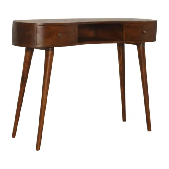 Buy Chestnut Wave Writing Desk