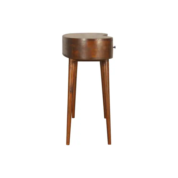 Buy Chestnut Wave Writing Desk, 7 image