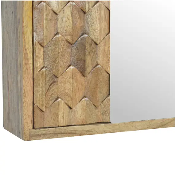 Buy Pineapple Carved Mirror Cabinet, 3 image