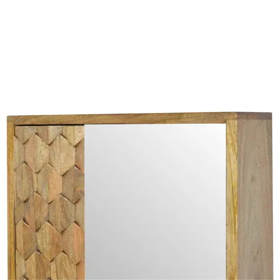 Buy Pineapple Carved Mirror Cabinet, 4 image