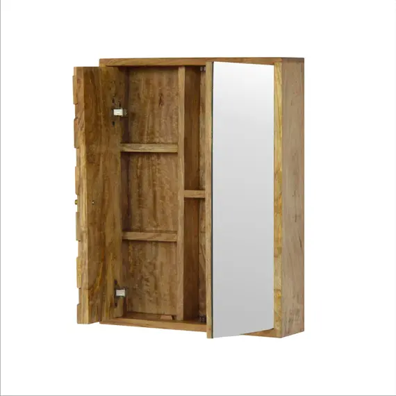Buy Pineapple Carved Mirror Cabinet, 6 image