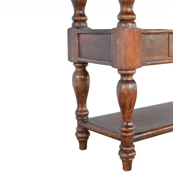 Buy Solid Wood Turned Leg Console Table, 3 image