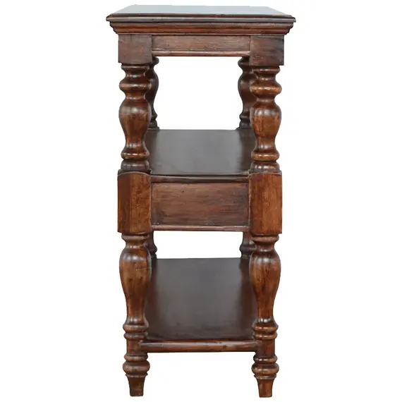 Buy Solid Wood Turned Leg Console Table, 6 image