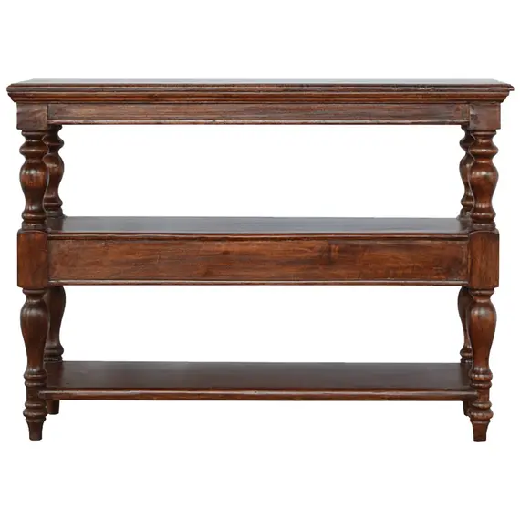 Buy Solid Wood Turned Leg Console Table, 8 image