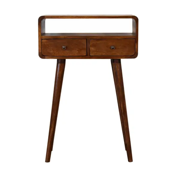 Buy Mini Chestnut Console Table
