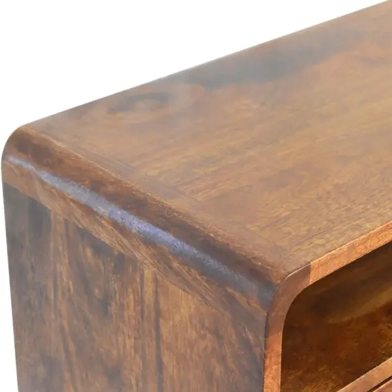 Buy Mini Chestnut Console Table, 6 image