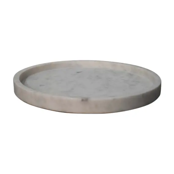 Buy Set of 5 White Marble Bathroom Set, 10 image