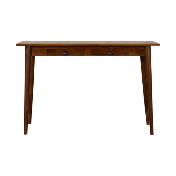 Buy 2 Drawer Chestnut Writing Desk
