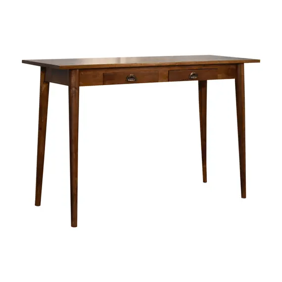Buy 2 Drawer Chestnut Writing Desk, 2 image