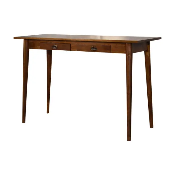 Buy 2 Drawer Chestnut Writing Desk, 3 image