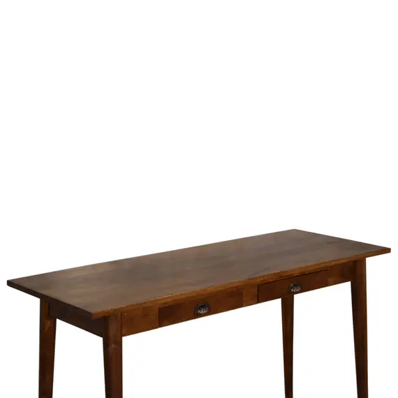 Buy 2 Drawer Chestnut Writing Desk, 5 image