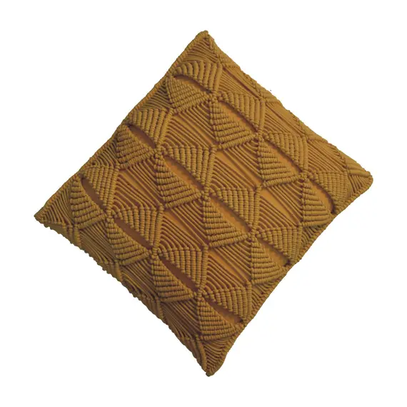 Buy Esmi Cushion Set of 2 - Mustard, 4 image