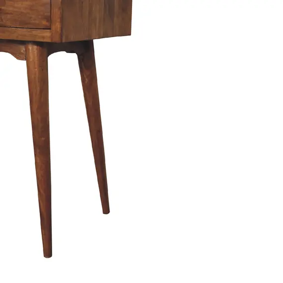Buy Large 3 Drawer Chestnut Console, 7 image
