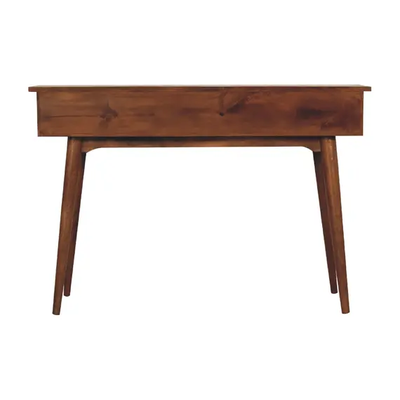 Buy Large 3 Drawer Chestnut Console, 9 image