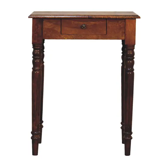 Buy Chestnut Turned Leg Writing Desk