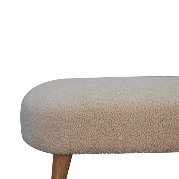 Buy Boucle Hallway Bench, 5 image
