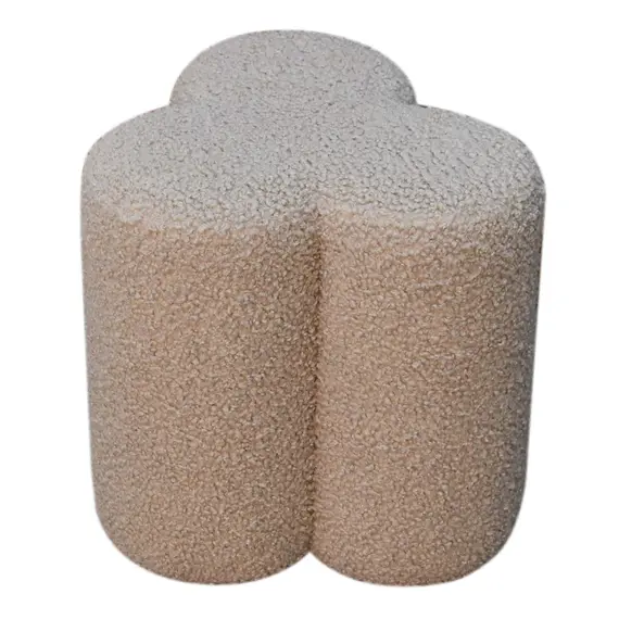 Buy Mud Boucle Clover Footstool, 4 image