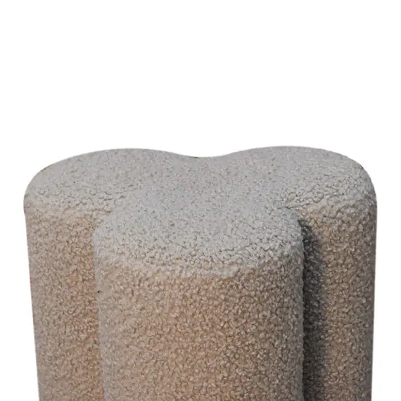 Buy Mud Boucle Clover Footstool, 5 image