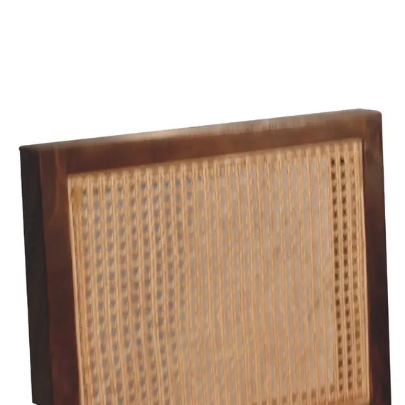 Buy Cream Boucle Rattan Chair, 4 image