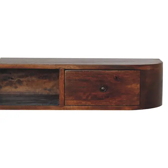Buy Lunar 2 Drawer Wall Mounted Console, 5 image