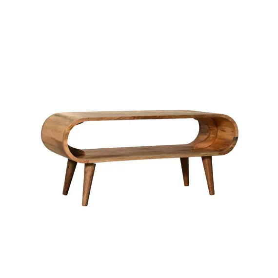 Buy Amaya Nordic Style Oak-ish Coffee Table, 3 image