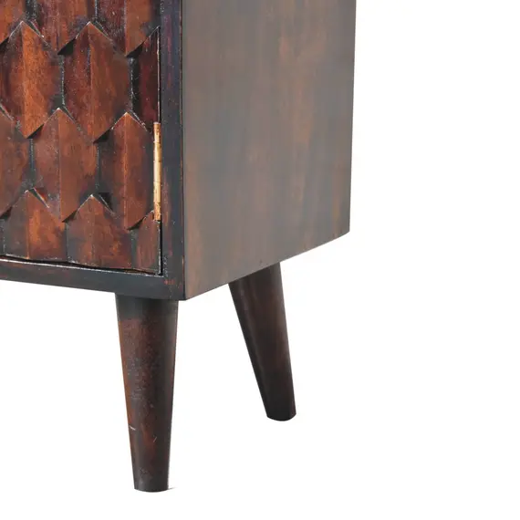 Buy Mini Pineapple Carved Walnut Cabinet, 7 image