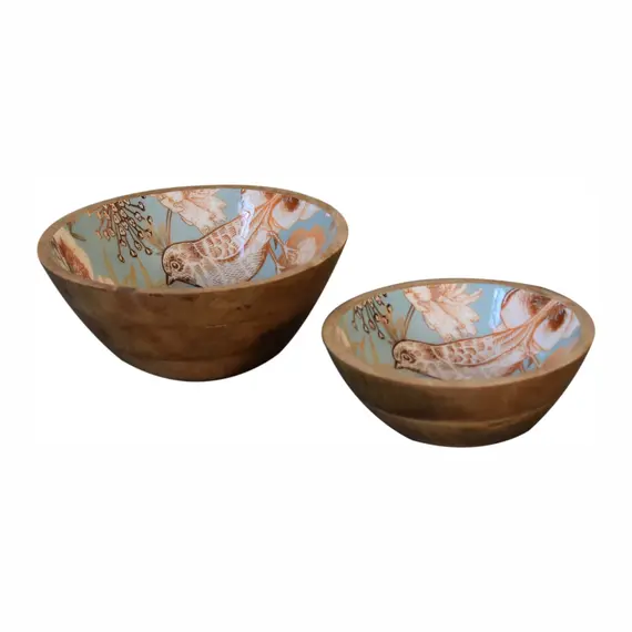 Buy Floral Bird Bowl Set of 2