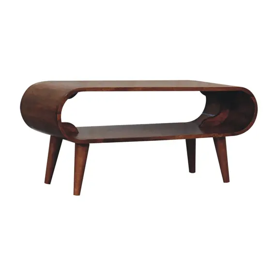 Buy Amaya Nordic Style Honey Caramel Coffee Table, 3 image