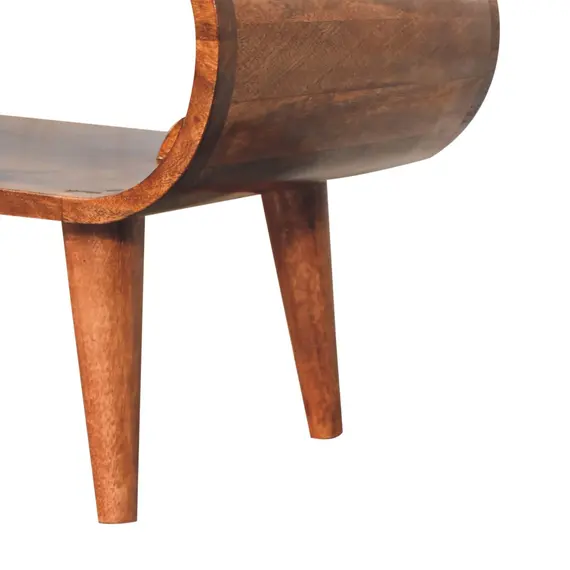 Buy Amaya Nordic Style Honey Caramel Coffee Table, 6 image