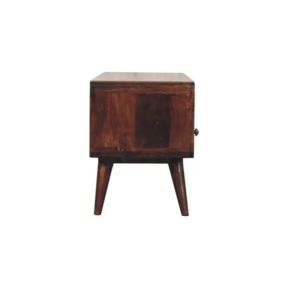 Buy Curved California Walnut Media Unit, 8 image