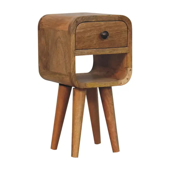Buy Extra Mini Oak-ish Curve Lower Bedside, 2 image