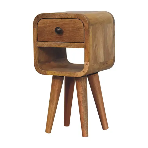 Buy Extra Mini Oak-ish Curve Lower Bedside, 3 image