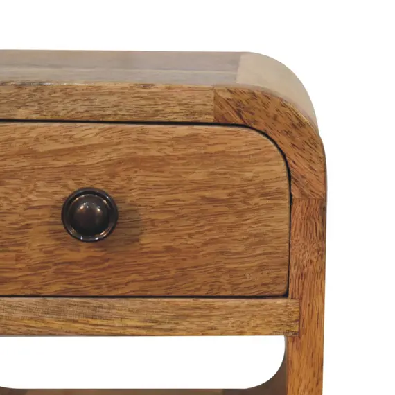 Buy Extra Mini Oak-ish Curve Lower Bedside, 4 image